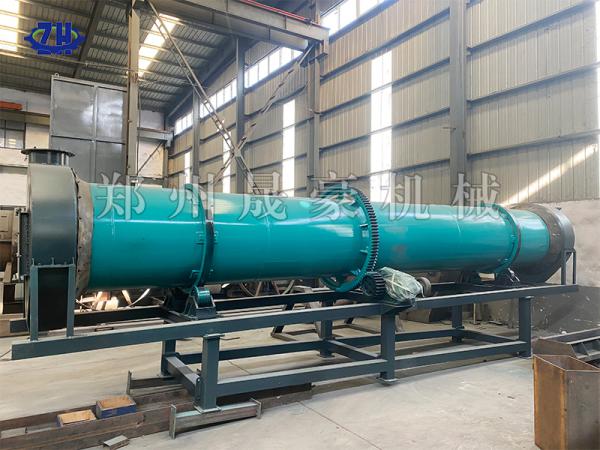 有机肥烘干机的组成部分以及工作原理