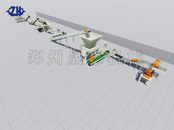 有机肥粉状生产线
